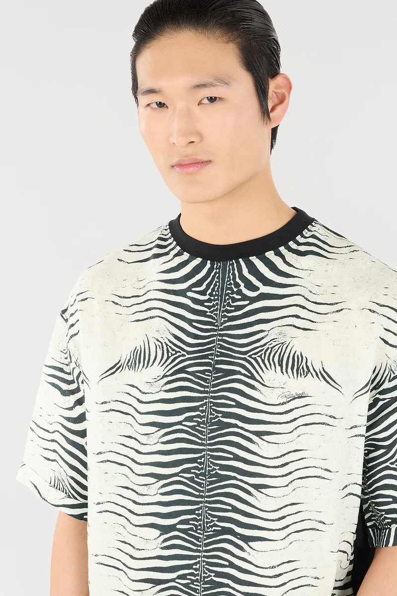 Zebra-Print T-Shirt