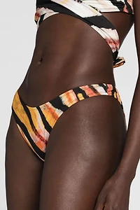 Zebra-Print Bikini Briefs