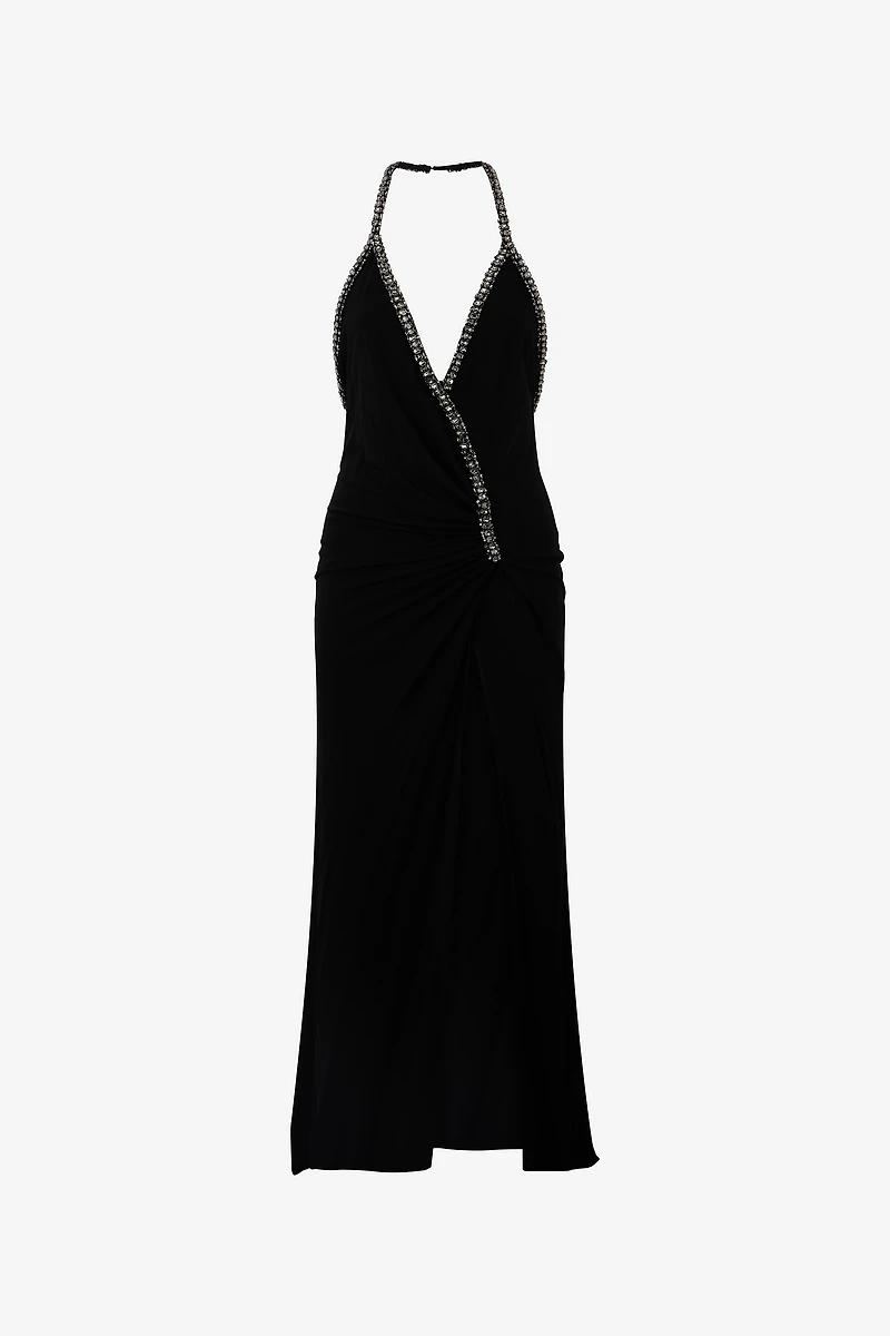 Long Dress With Rhinestones