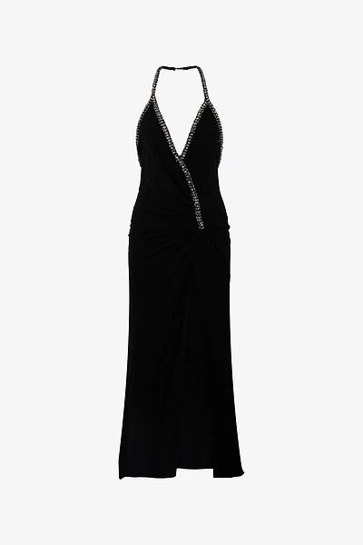 Long Dress With Rhinestones