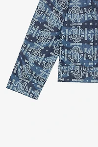 RC Monogram Jacket With Lettering