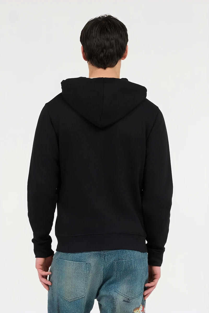 Black Hoodie with Zip