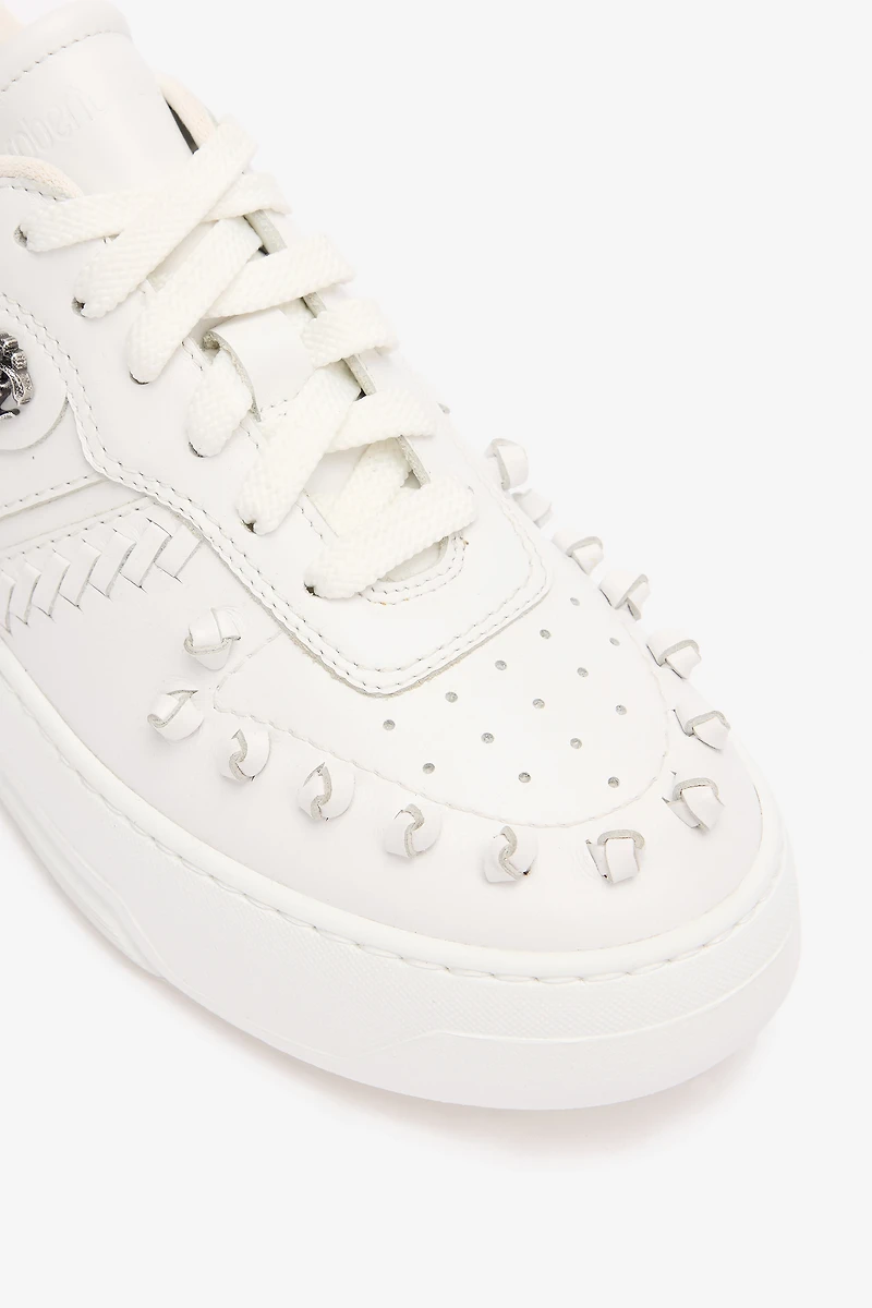 Sneakers With Embossed Inserts