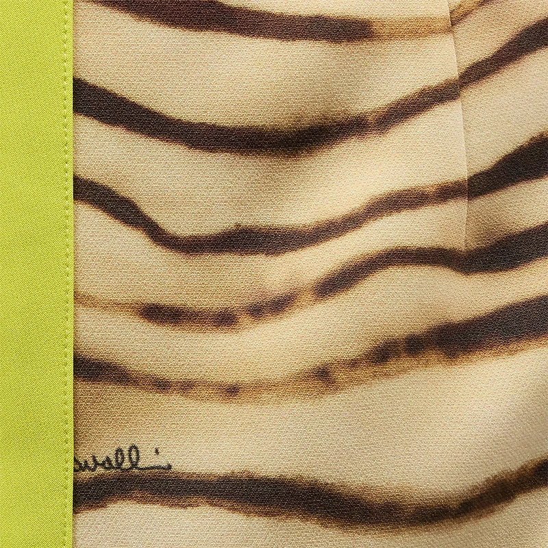 Short Dress With Tiger Skin Print
