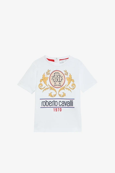 Cotton T-shirt with logo