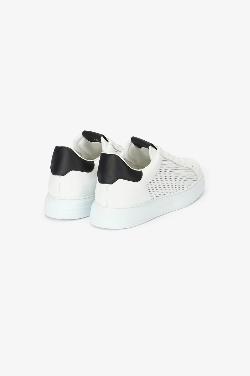 Sneakers with perforated details