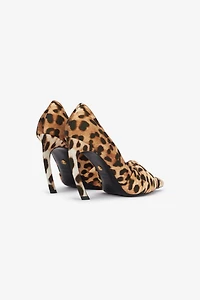 Slingback Le Pettegole Leopard print