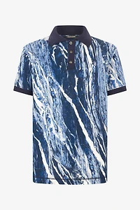 Polo Shirt With Rubane Print