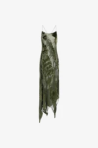 Long devore dress