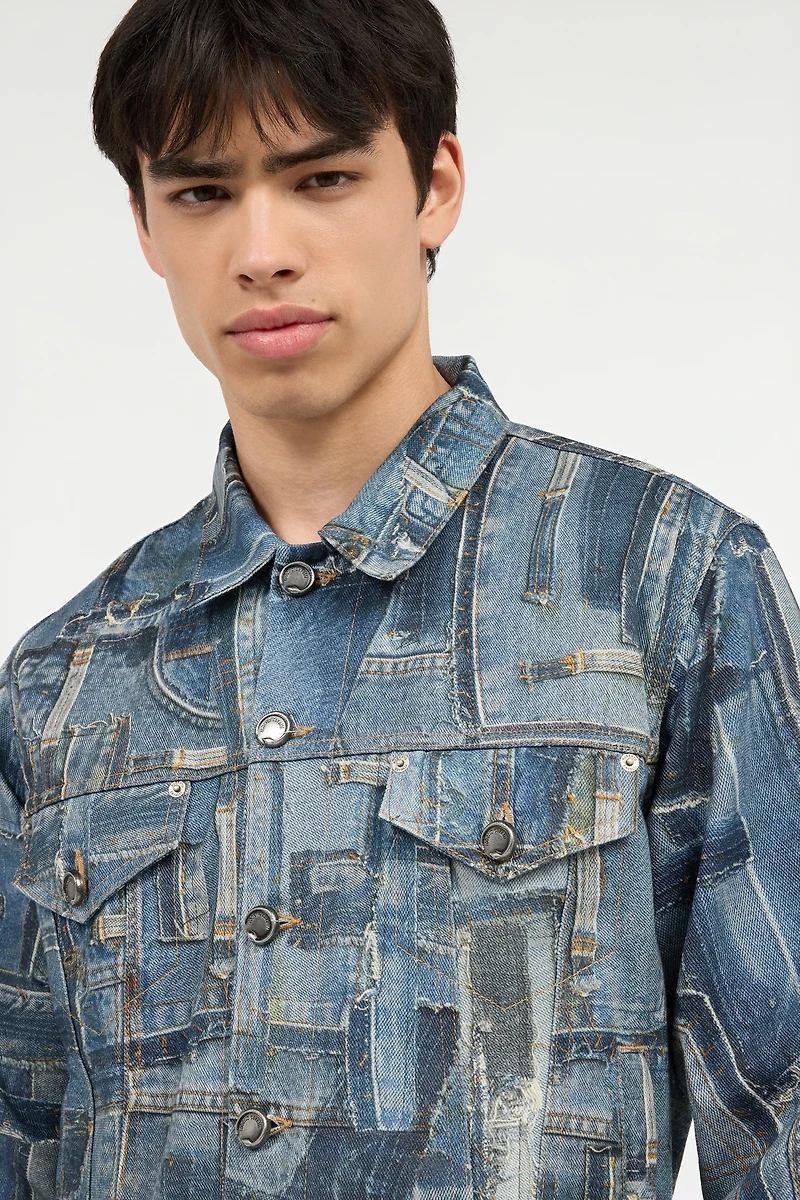 Capsule Collection Patchwork Denim Jacket
