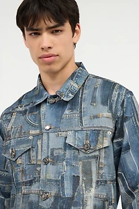 Capsule Collection Patchwork Denim Jacket