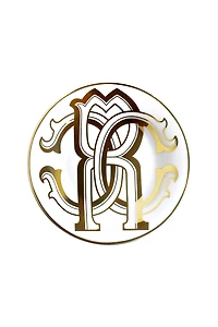 Monogram Gold 2 Bread Plates Set