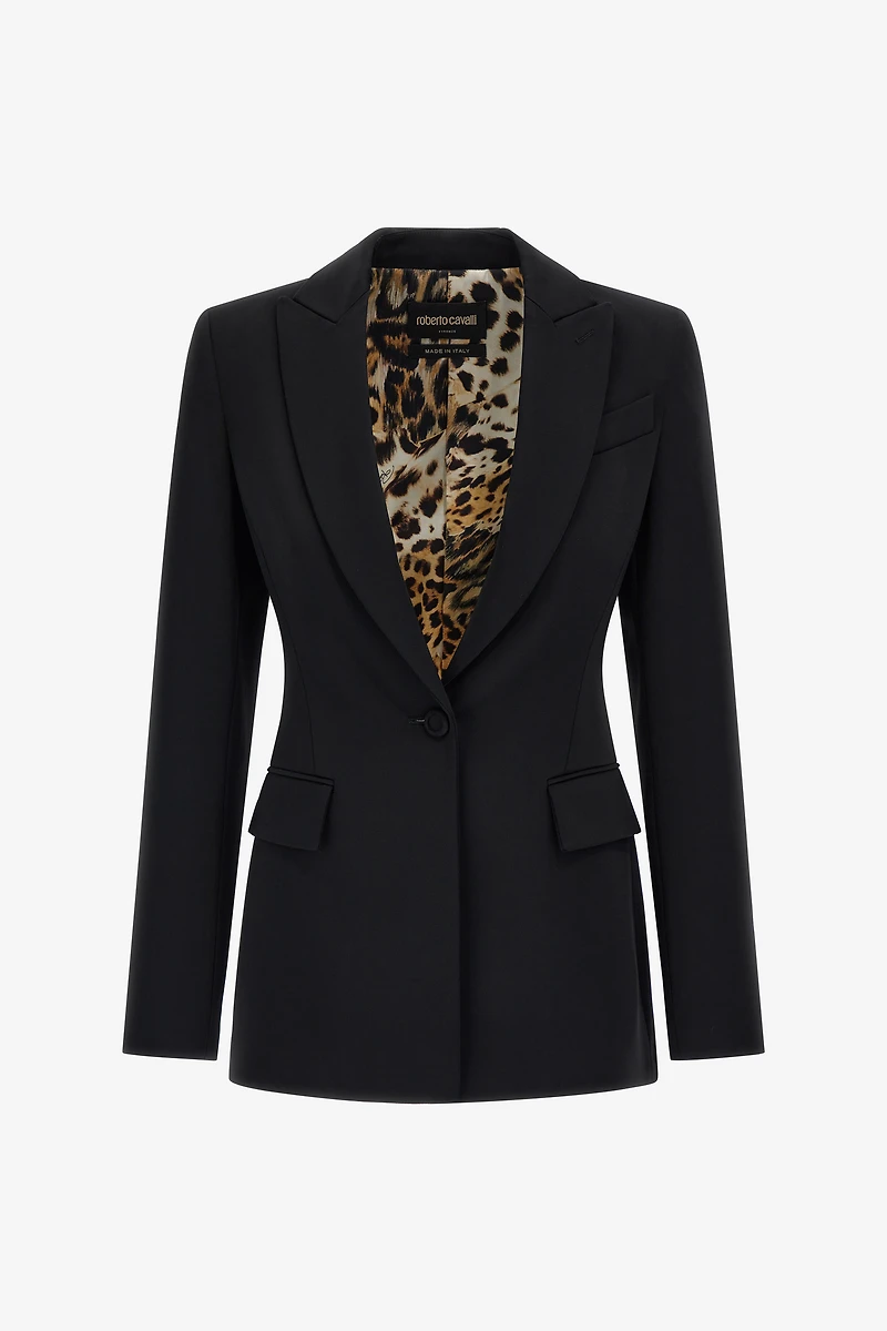 One button blazer