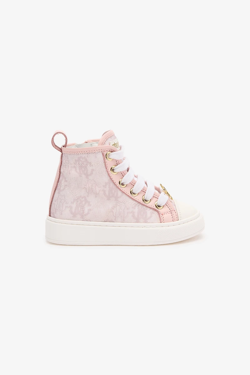 High-Top Sneakers With RC Monogram