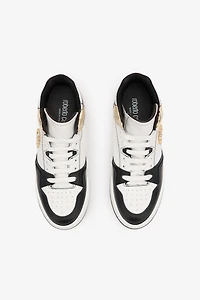 Color-Block High-Top Sneaker with Monogram RC