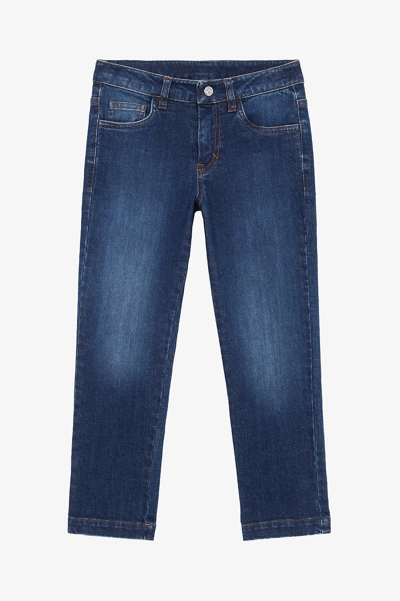 Distressed-Effect Jeans