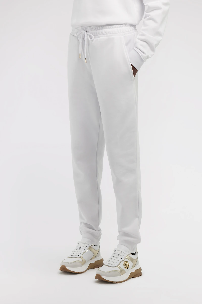 Sporty pants with logo