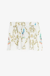 Filigree-Print Skirt