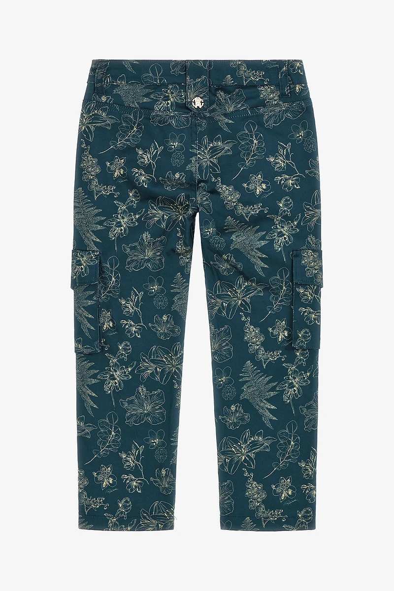 Danza Floreale print jeans