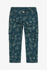Danza Floreale print jeans