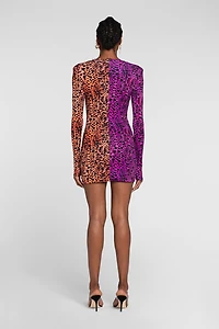 Murena Print Dress Mini