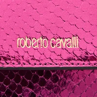 Snake Scale-Effect Metallic Wallet