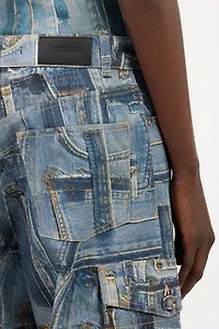 Patchwork Capsule Collection Cargo Jeans