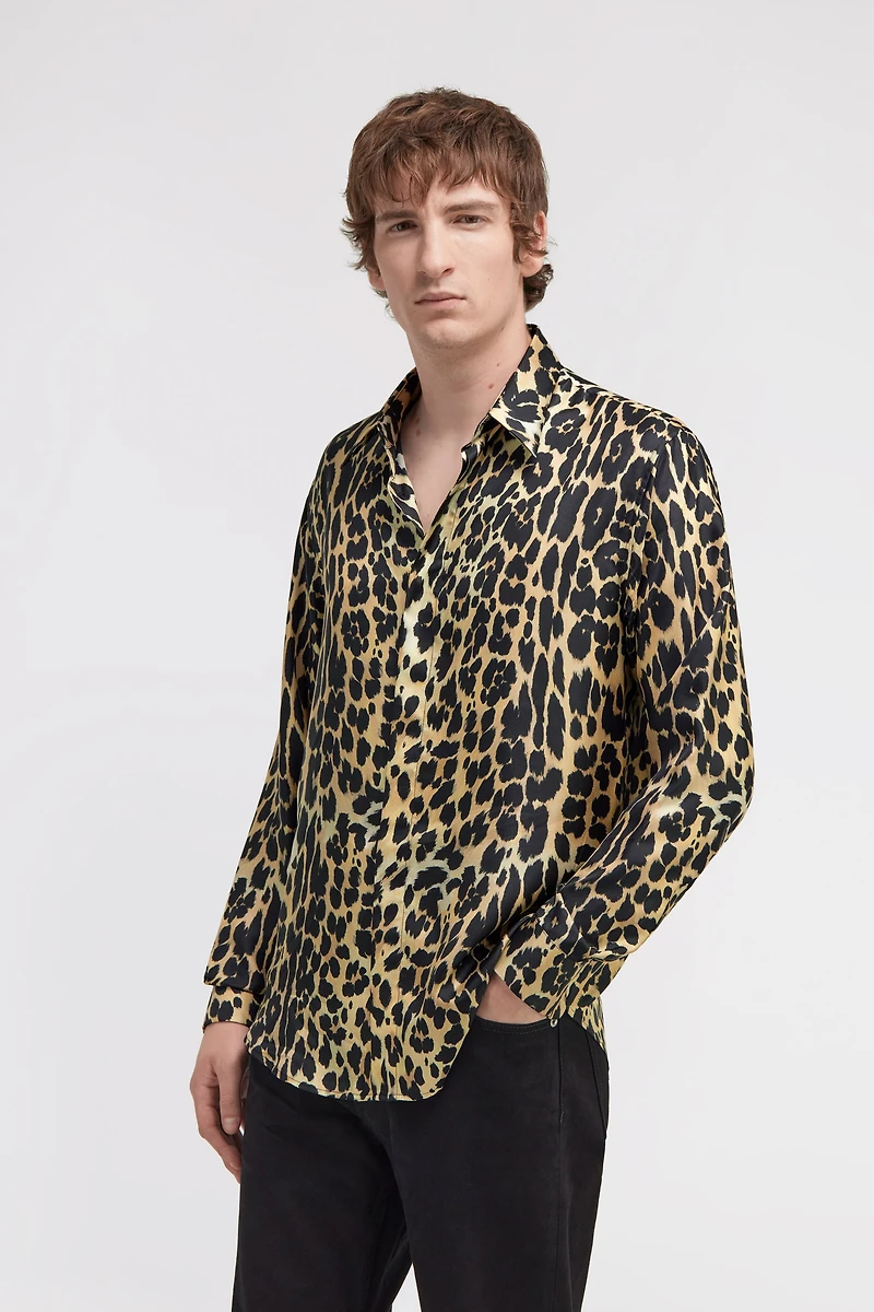 Shirt with Leopard print