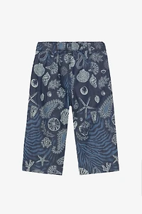 Marine-Print Shorts