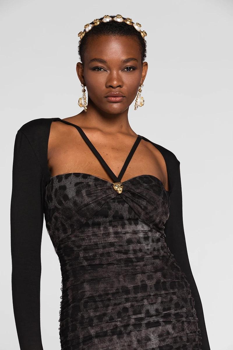 Leopard-print dress