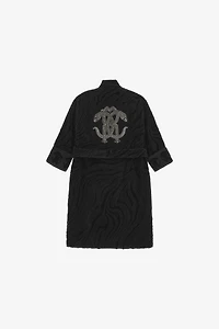 Crystal Snakes terry cotton bathrobe