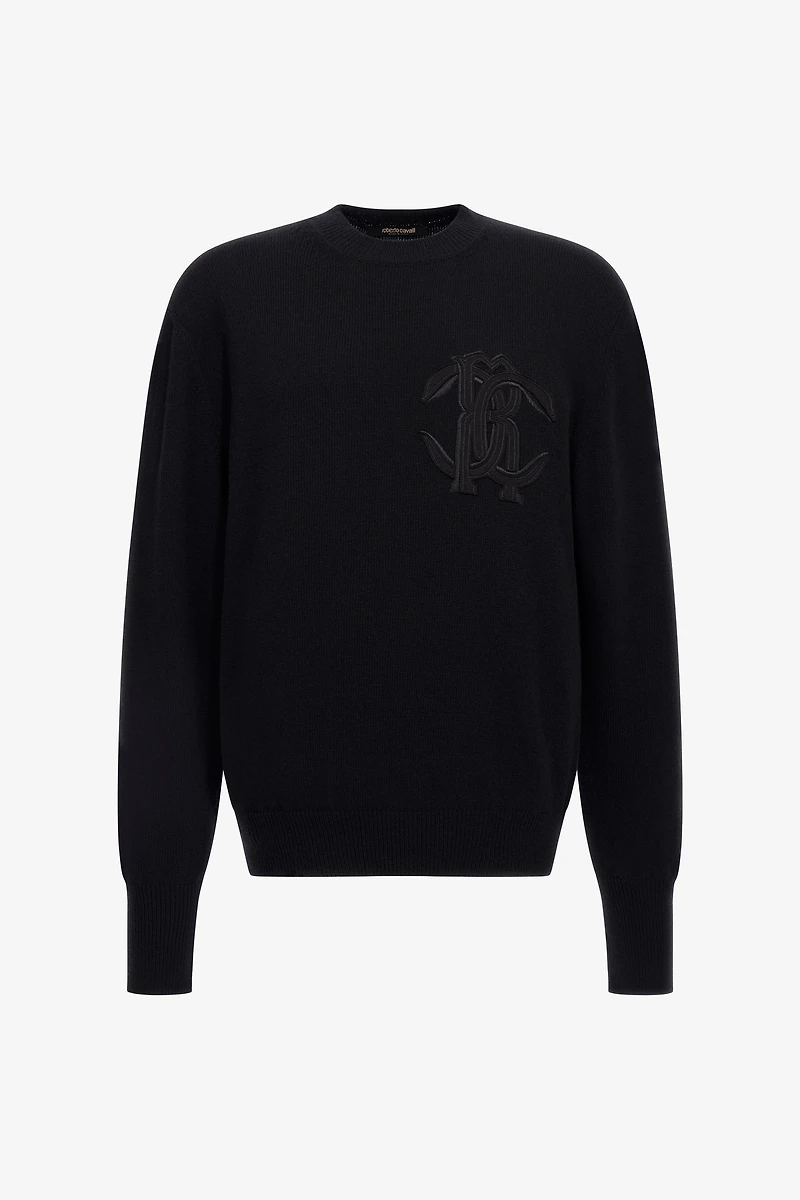 Embroidered Logo Sweater