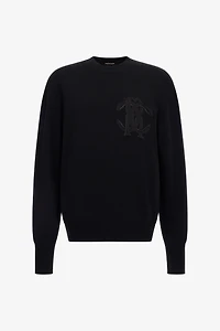 Embroidered Logo Sweater