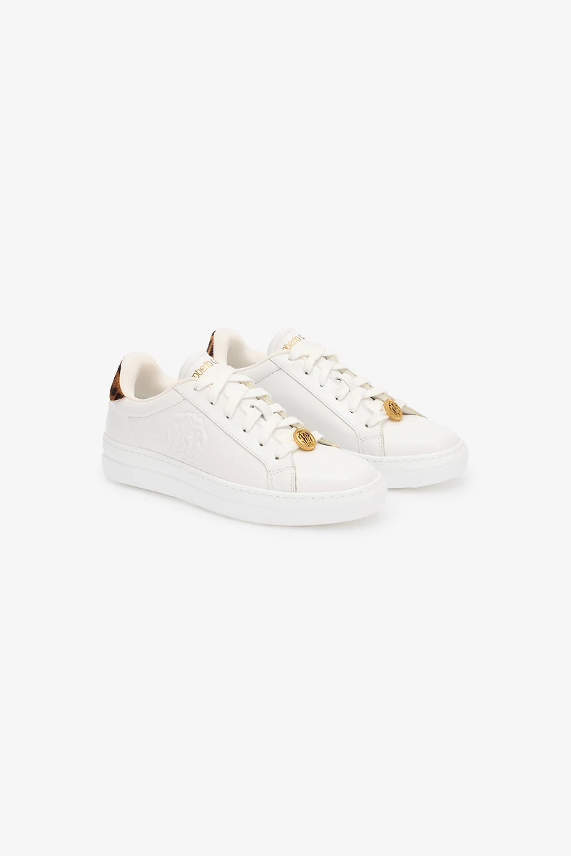 Sneakers With Jaguar Skin Back