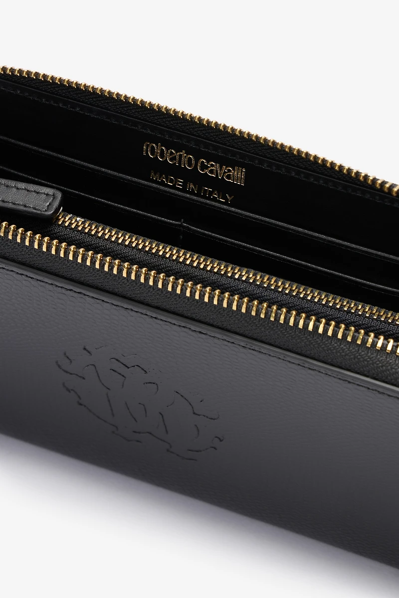 Leather Wallet with Monogram RC