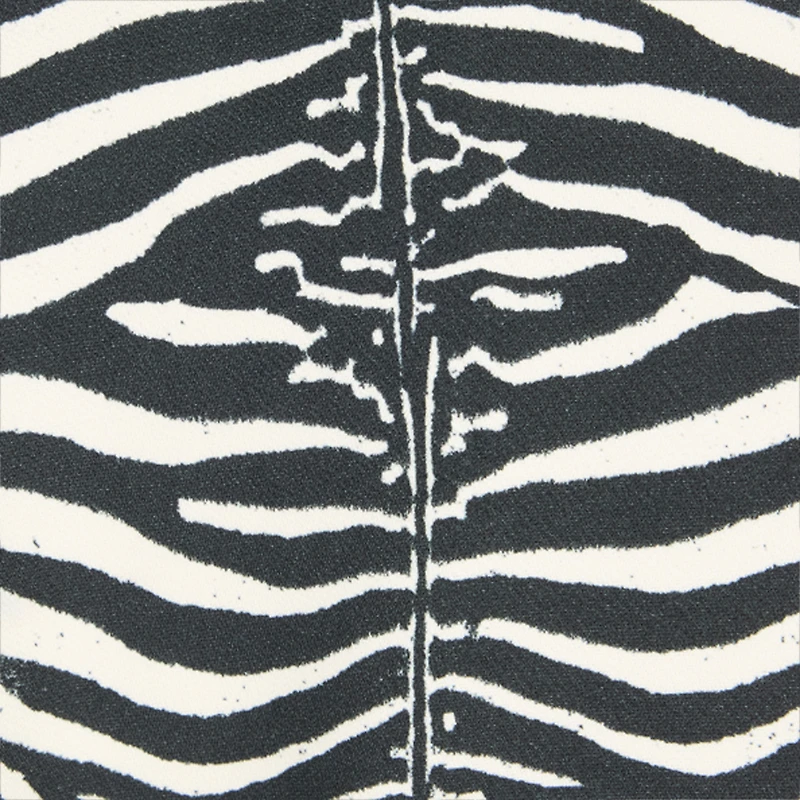 Blazer With White Tigress Print