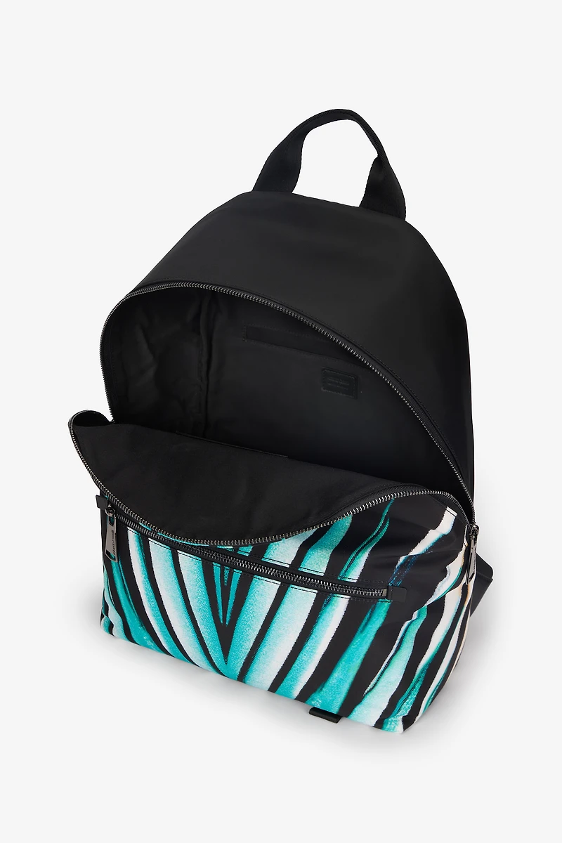 Ray Of Sea Print Backpack