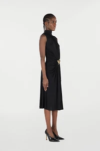 Draped Midi Dress