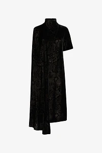 Long dress with Brocade print