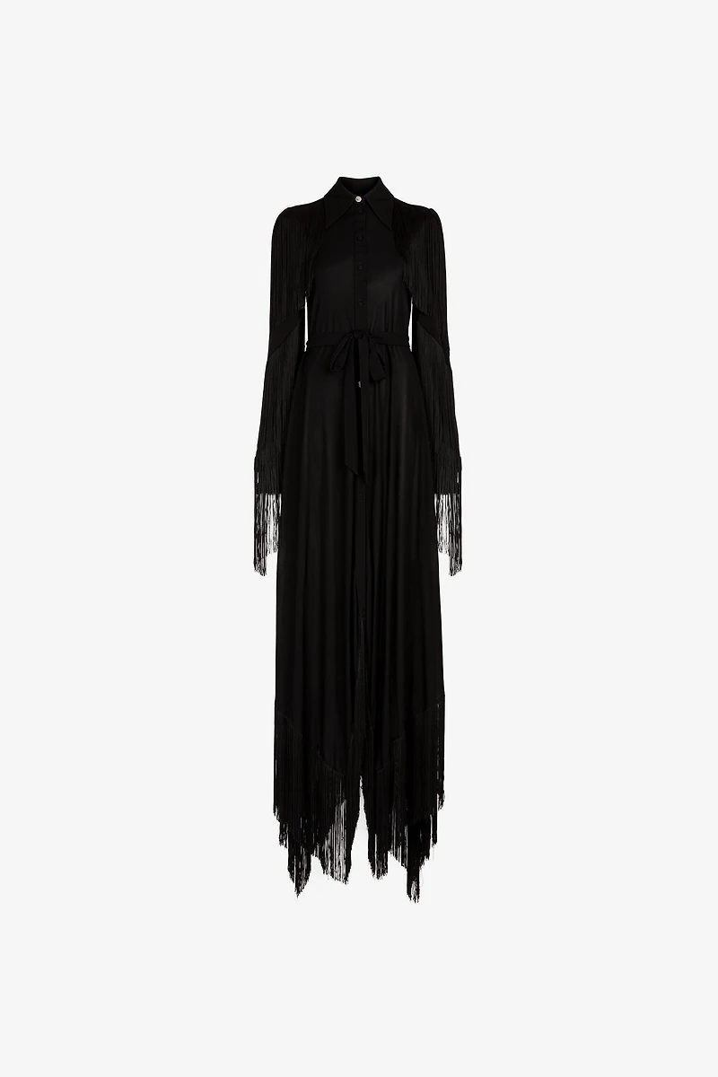 Fringed Maxi Dress