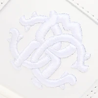 White Sneaker with Embroidered Monogram RC