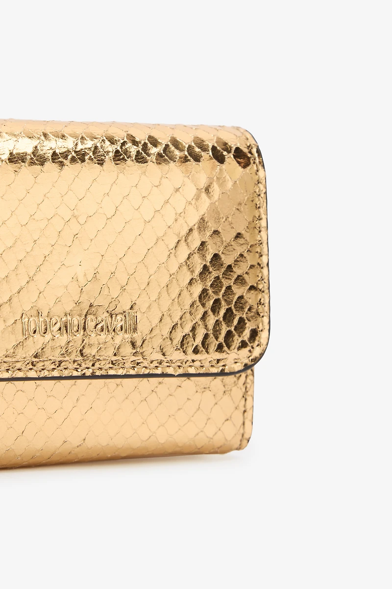 Laminated Card Holder With Snake Print