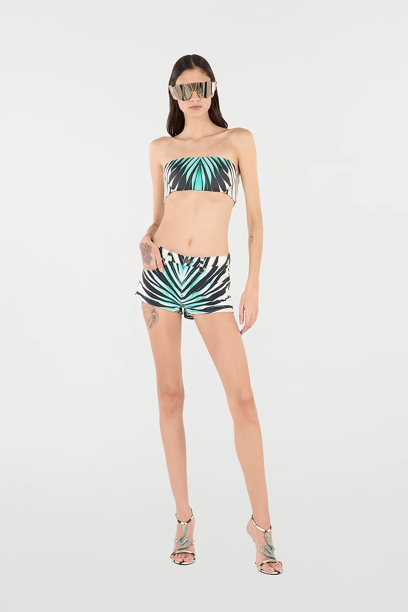 Ray Of Sea Print Shorts