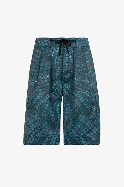 Falcon print swim shorts