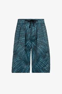 Falcon print swim shorts