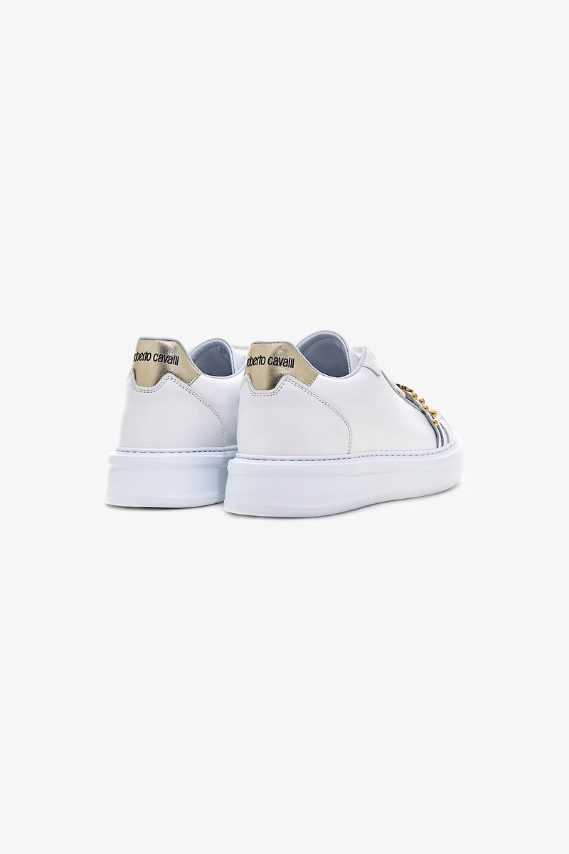 Studded Leather Sneakers