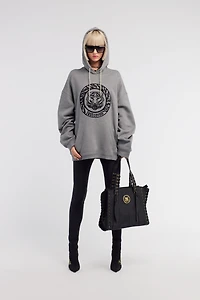 Just Cavalli Tiger Logo Front-Pocket Sweatshirt