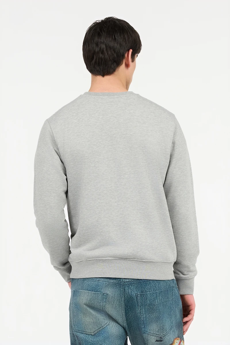 Grey Sweatshirt with Logo
