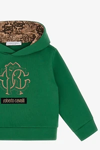 Green Logo Hoodie