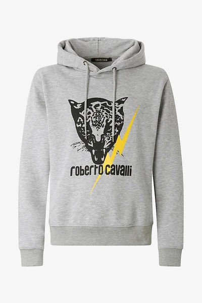 Sweatshirt with Jaguar and Lightning